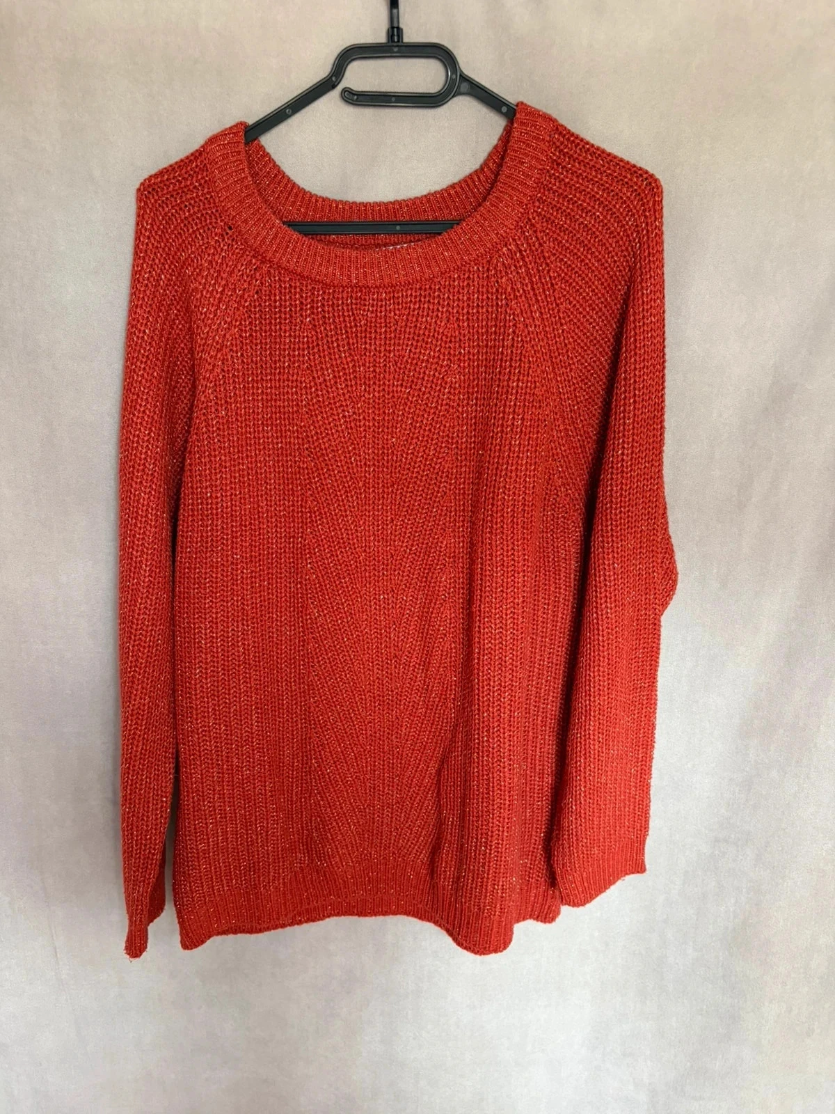 Pull orange / marron taille xl